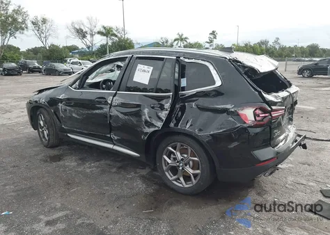 2022 BMW X3 Sdrive30I из США, поврежденный, VIN 5UX43DP03N9K84635